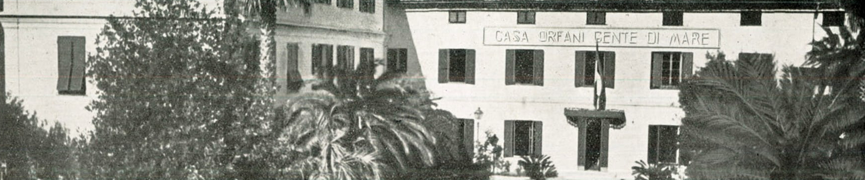 <p>Foto storica: l'Asilo degli orfani della gente di mare a Santa Margherita Ligure</p>
